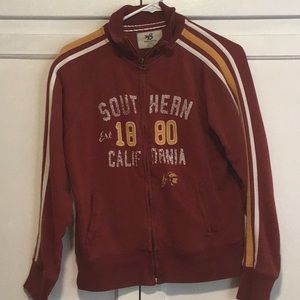 USC track zip up